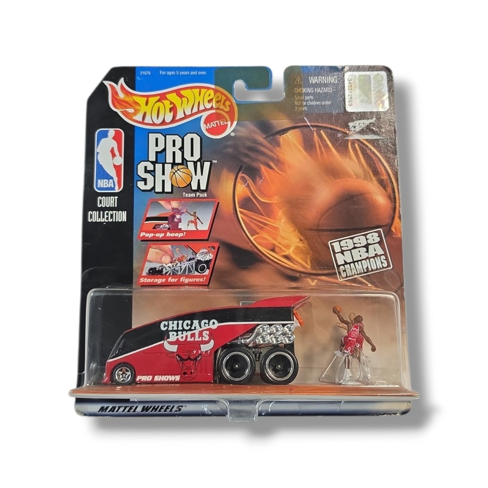 VTG Hot Wheels Pro Show Court Collection Chicago Bulls Jordan Pippen 1998 NBA